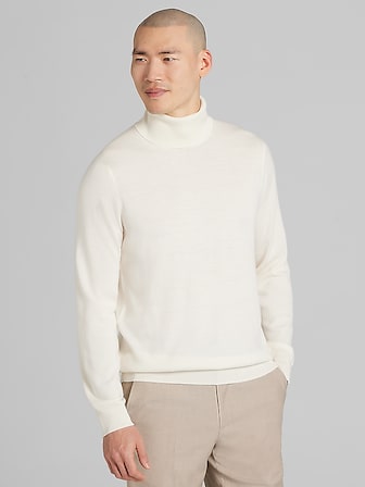 Merino Wool Turtleneck Sweater