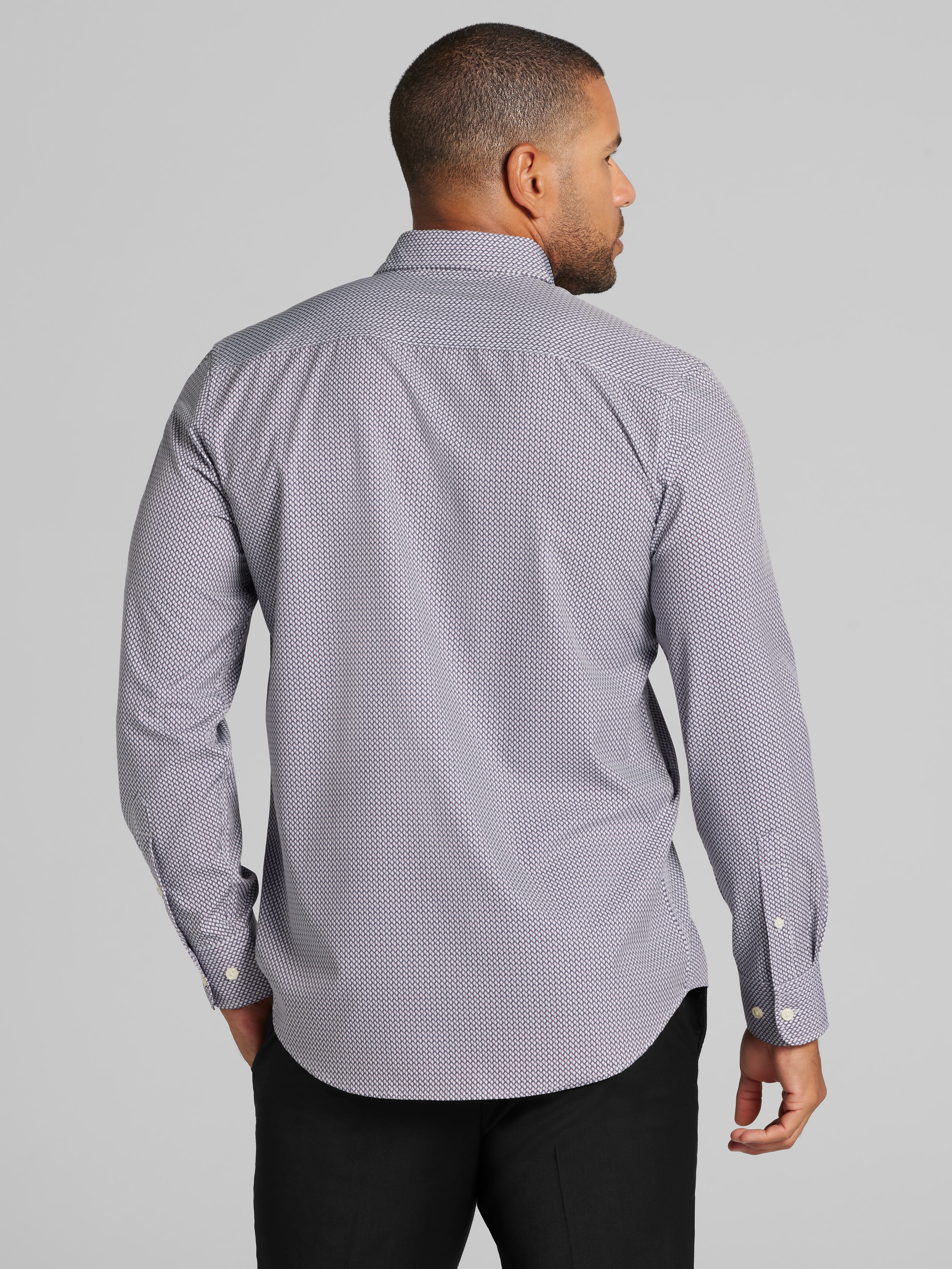 CHILLFLEX Modern Fit 4-Way Stretch Button Up Shirt