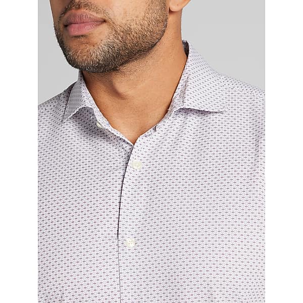 Awearness Kenneth Cole Big & Tall Men's CHILLFLEX Modern Fit 4-Way Stretch Button Up Shirt White - Size: XXL