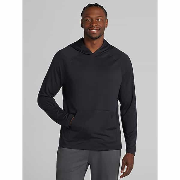 Awearness Kenneth Cole Men's Modern Fit Hoodie Jet Black - Size: Large TMW6CBA30002