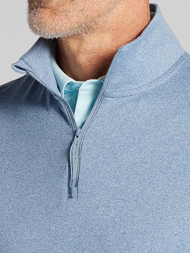 Awearness Kenneth Cole CHILLFLEX Performance Quarter Zip Pullover, Coronet Blue - Image 2 of 4