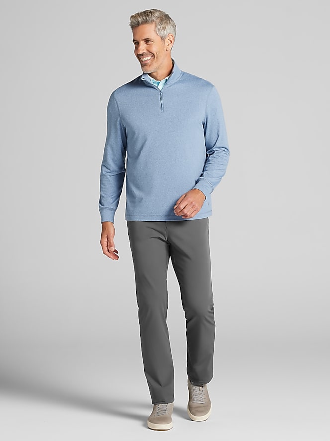 Awearness Kenneth Cole CHILLFLEX Performance Quarter Zip Pullover, Coronet Blue - Image 3 of 4