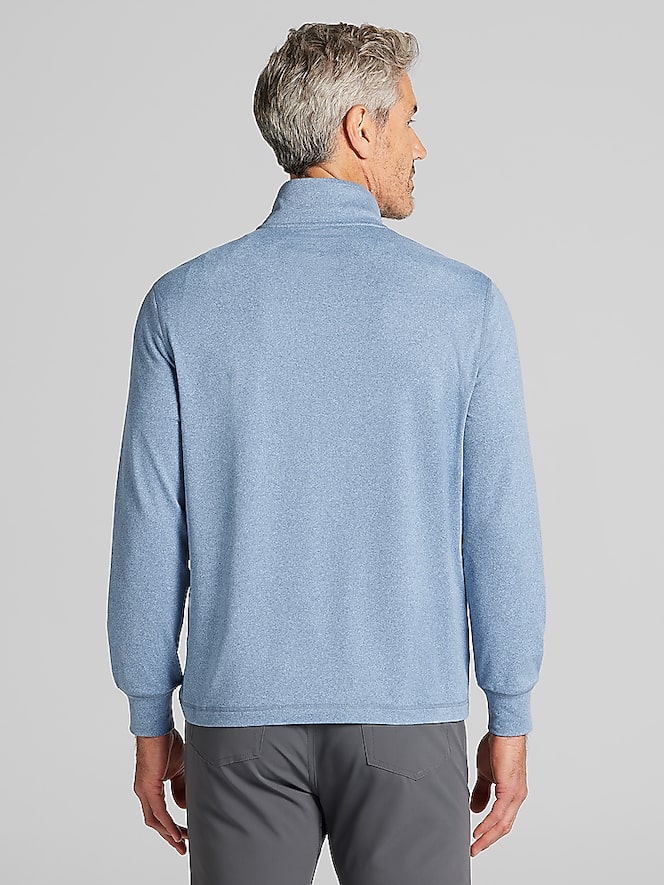 Awearness Kenneth Cole CHILLFLEX Performance Quarter Zip Pullover, Coronet Blue - Image 4 of 4