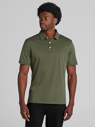 Modern Fit Luxe Mini Stripe Johnny Polo