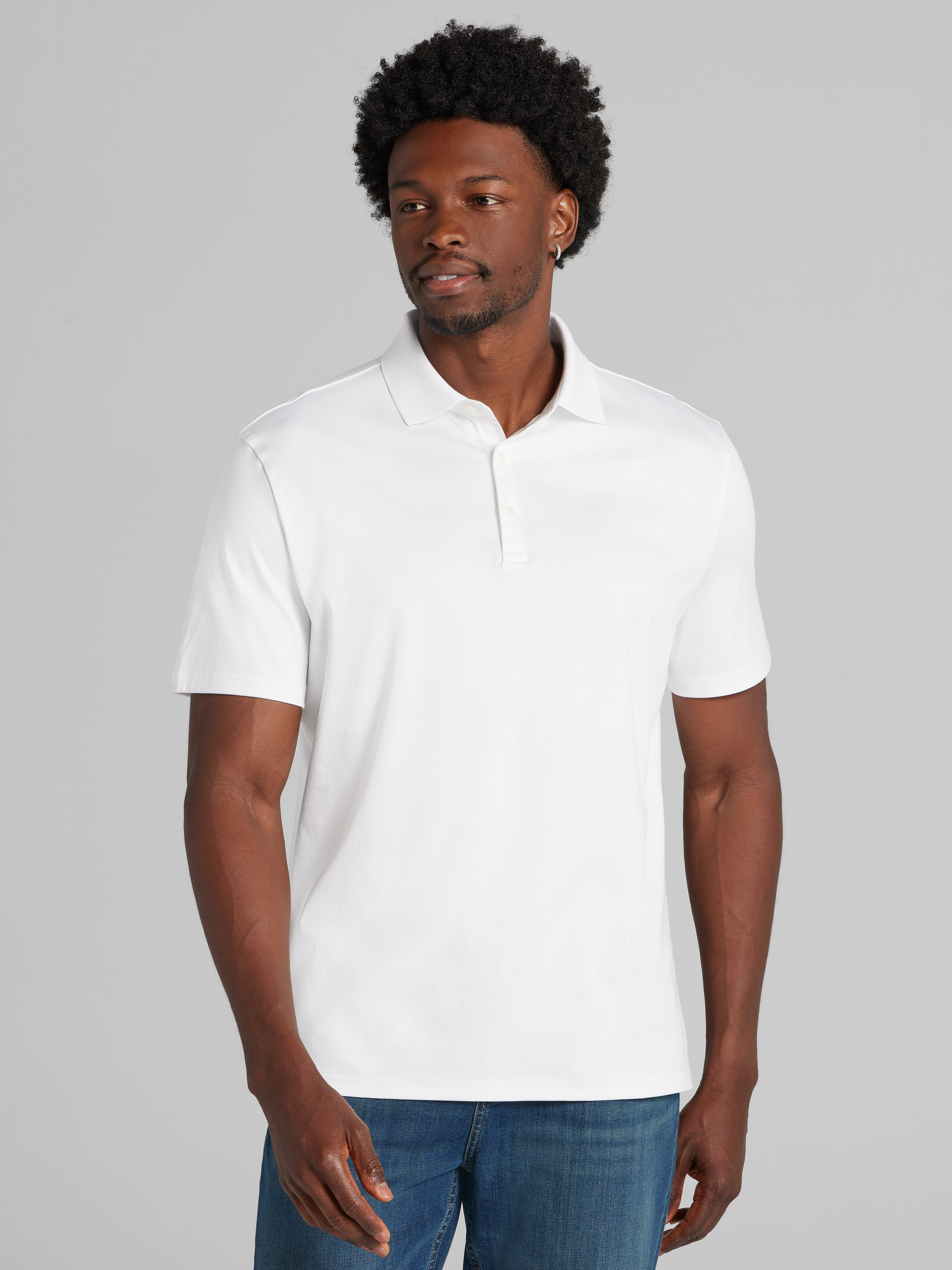 White New CLUBHAUS - Standard ’25 Polo
