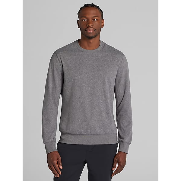 Awearness Kenneth Cole Men's CHILLFLEX Performance Crewneck Pullover Iron Gate - Size: Small TMW6EBR10017