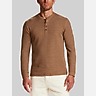 Weatherproof Vintage Variegated Micro-Stripe Waffle Henley