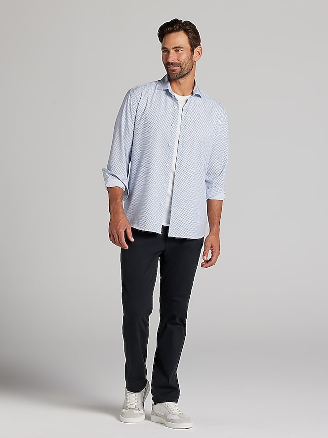 Awearness Kenneth Cole CHILLFLEX Modern Fit 4-Way Stretch Button Up Shirt