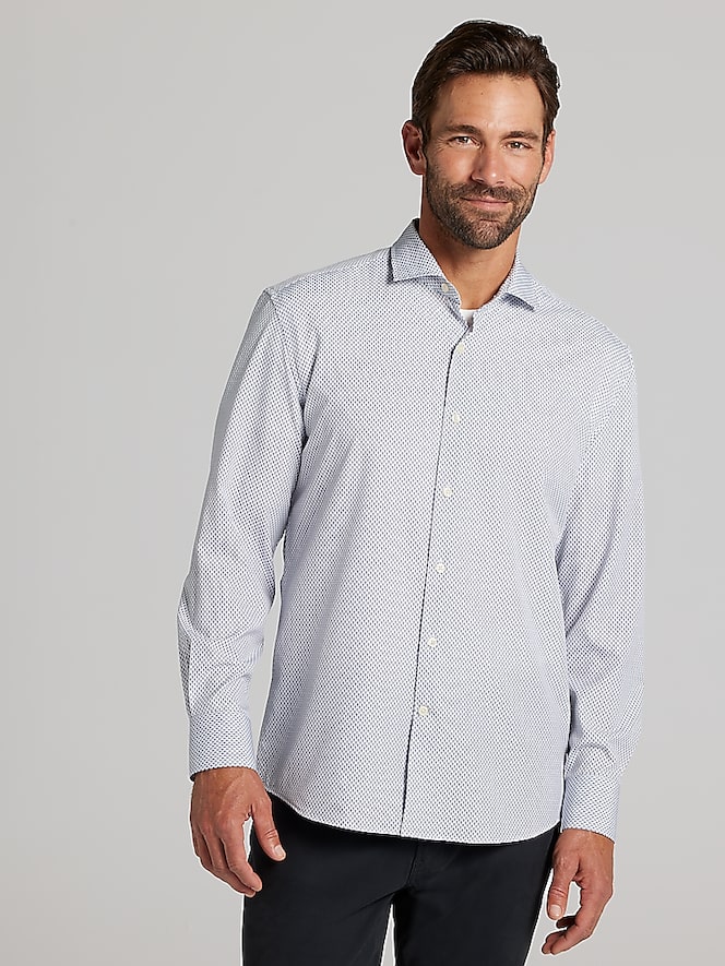 Awearness Kenneth Cole CHILLFLEX Modern Fit 4-Way Stretch Button Up Shirt