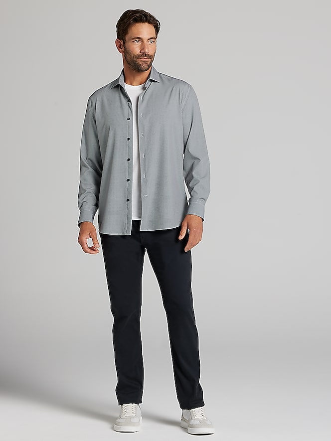 Awearness Kenneth Cole CHILLFLEX Modern Fit 4-Way Stretch Button Up Shirt