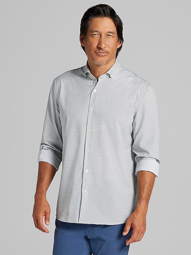 Awearness Kenneth Cole CHILLFLEX Modern Fit 4-Way Stretch Button Up Shirt