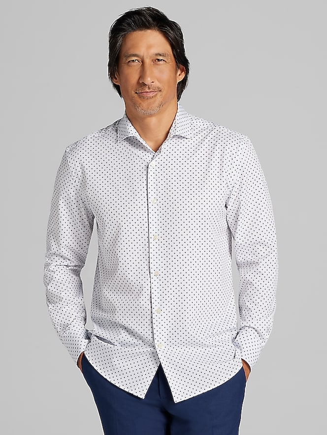 Awearness Kenneth Cole CHILLFLEX Modern Fit 4-Way Stretch Button Up Shirt