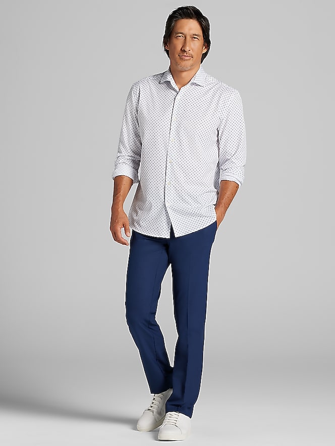 Awearness Kenneth Cole CHILLFLEX Modern Fit 4-Way Stretch Button Up Shirt