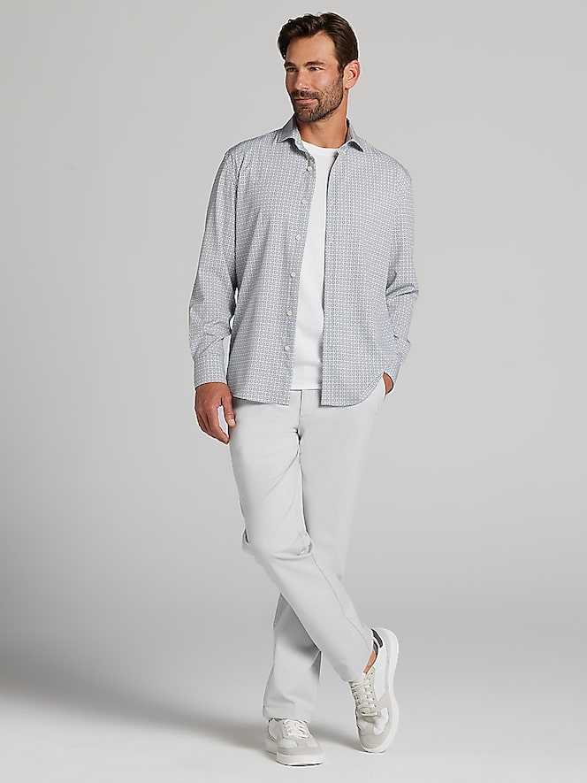 Awearness Kenneth Cole CHILLFLEX Modern Fit 4-Way Stretch Button Up Shirt