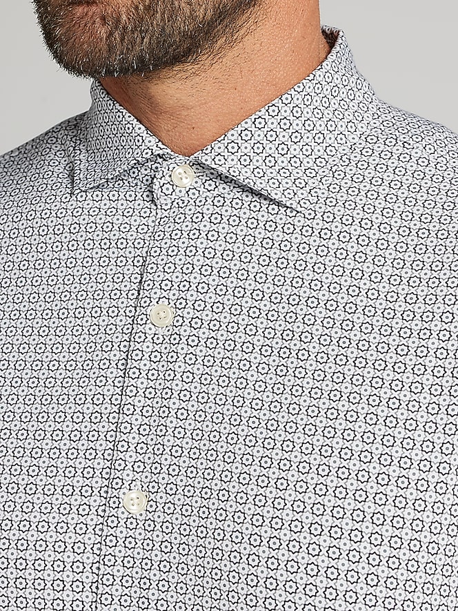 Awearness Kenneth Cole CHILLFLEX Modern Fit 4-Way Stretch Button Up Shirt