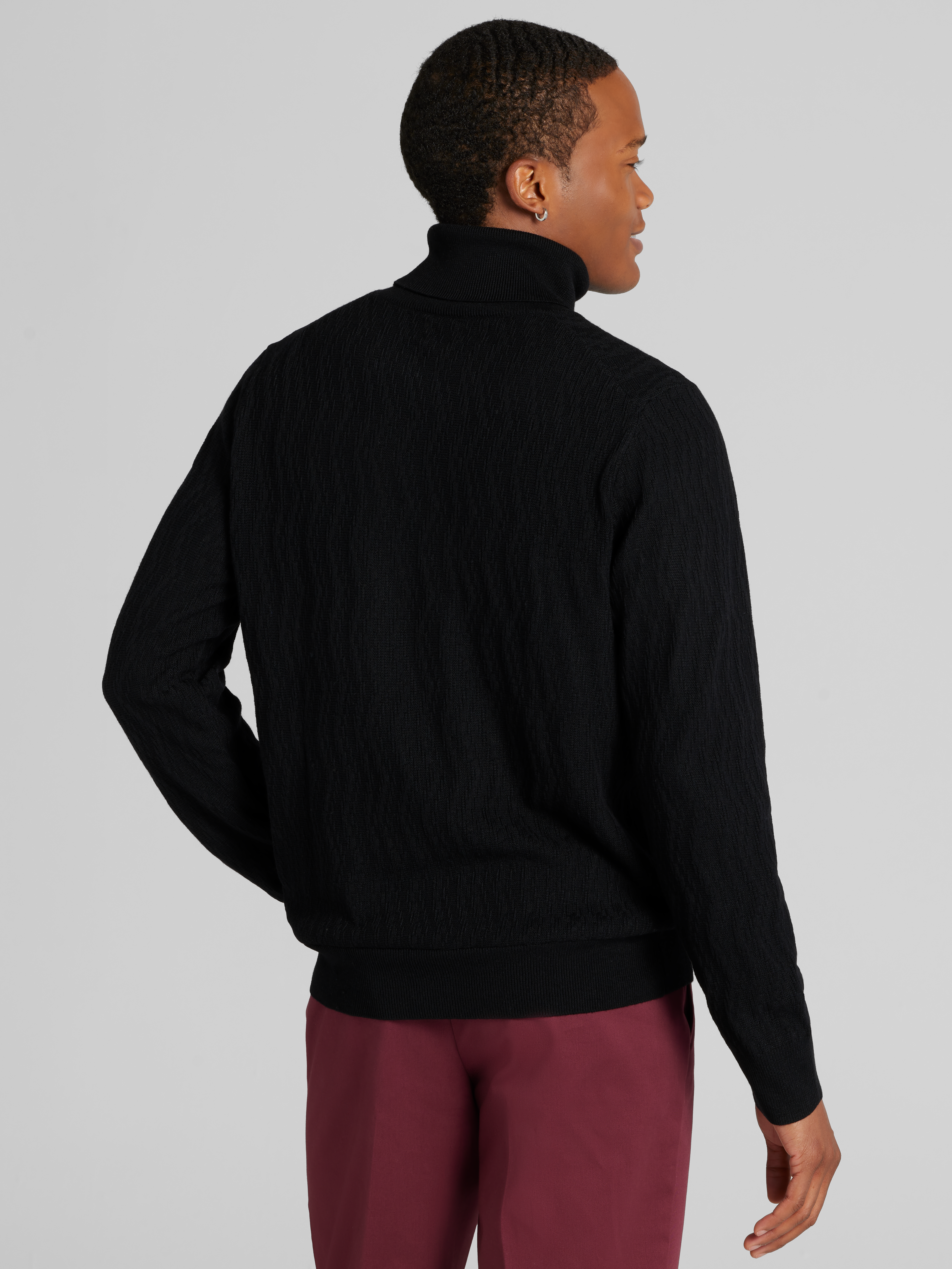 Textured Turtleneck