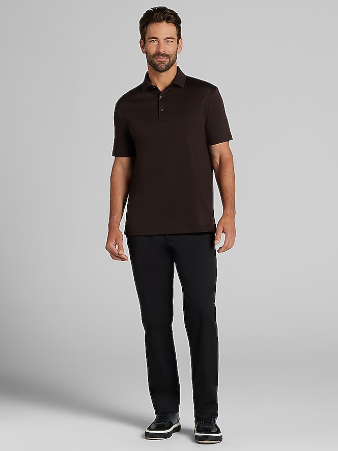 Joseph Abboud Modern Fit Luxe Cotton Polo