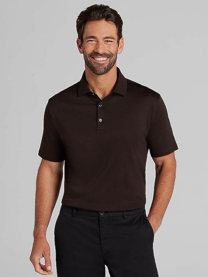 Joseph Abboud Modern Fit Luxe Cotton Polo
