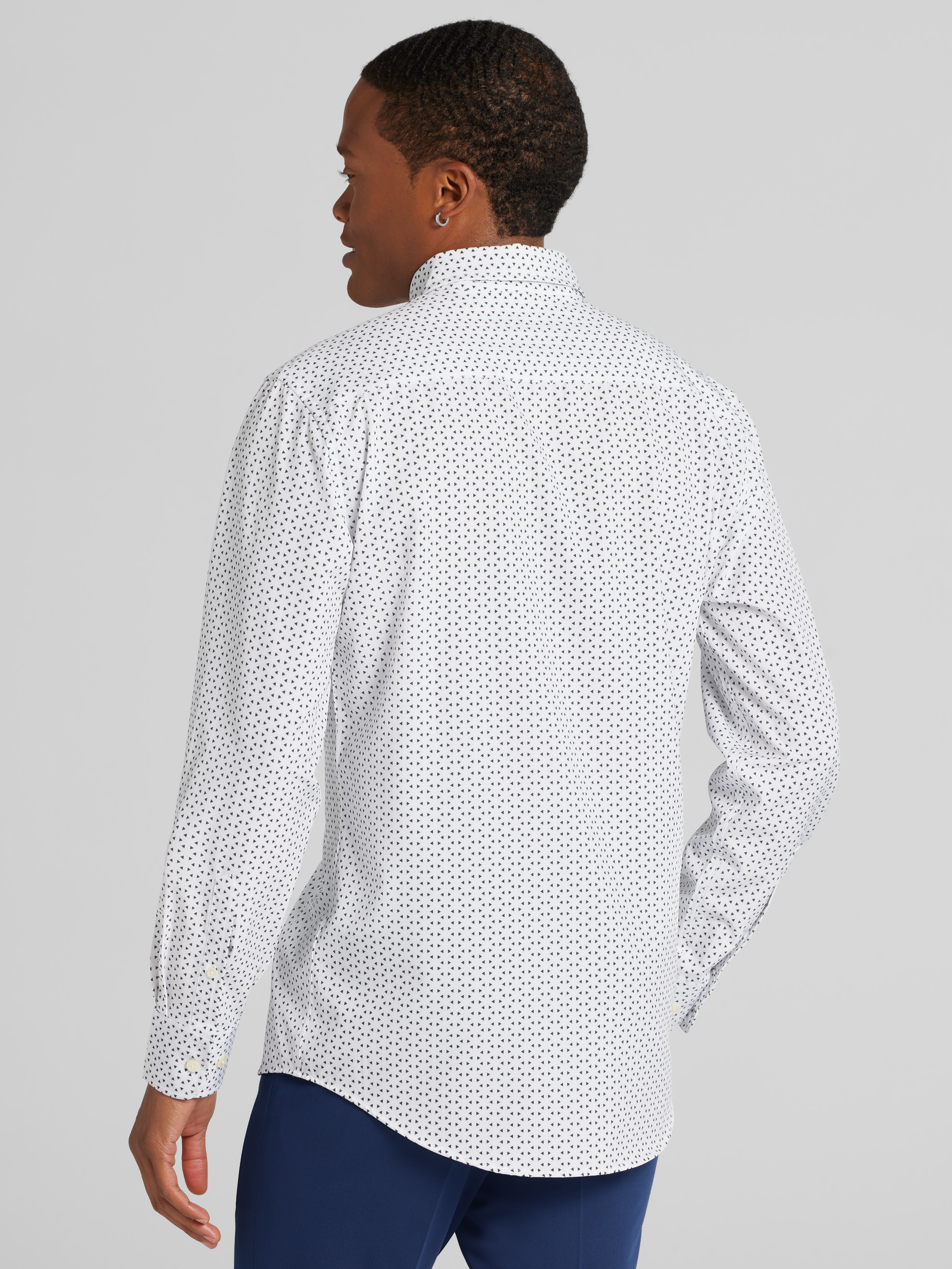 CHILLFLEX Slim Fit 4-Way Stretch Button Up Shirt