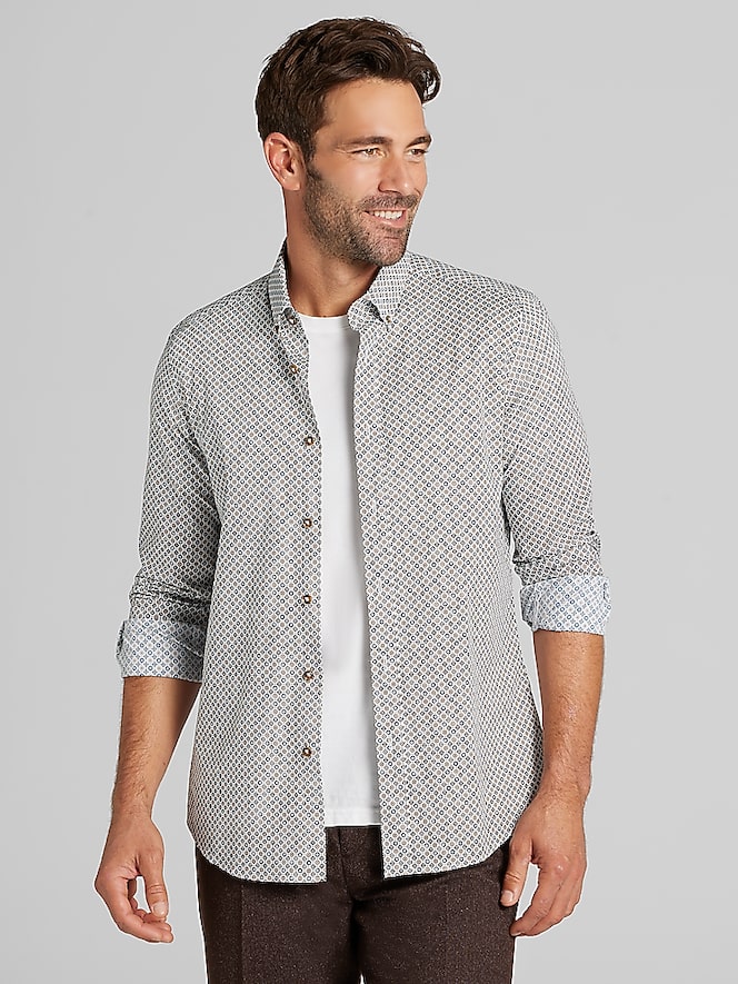 Paisley &Amp; Gray Slim Fit Button Up Shirt