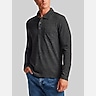 Weatherproof Vintage Regular Fit Stretch Waffle Long Sleeve Polo Shirt