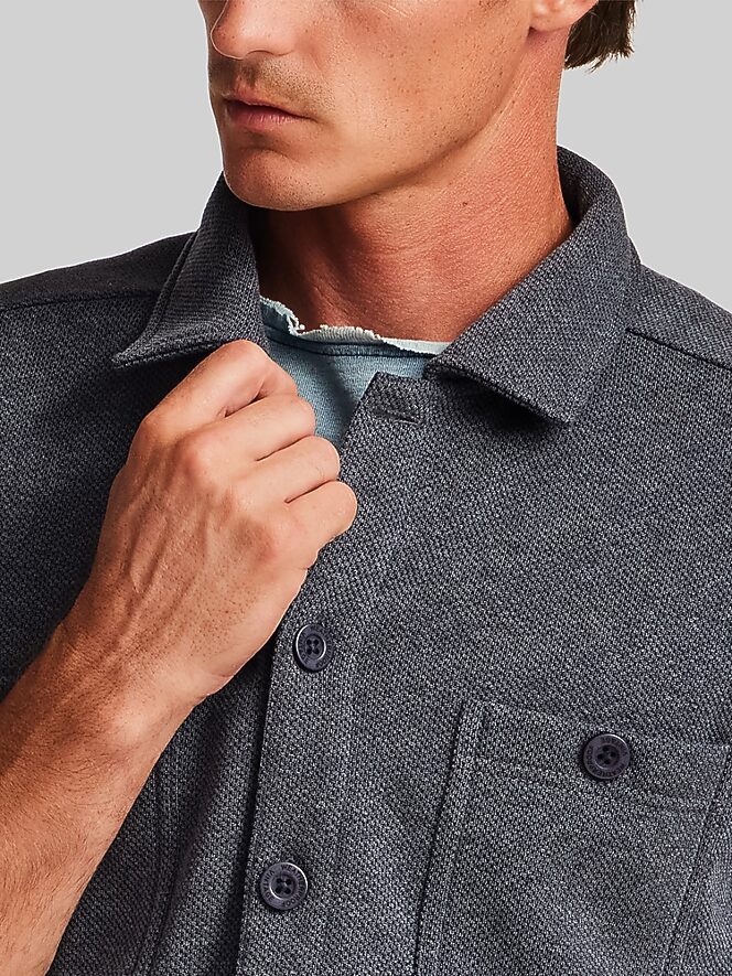 Weatherproof Vintage Regular Fit Pebble Fleece Shirt Jacket