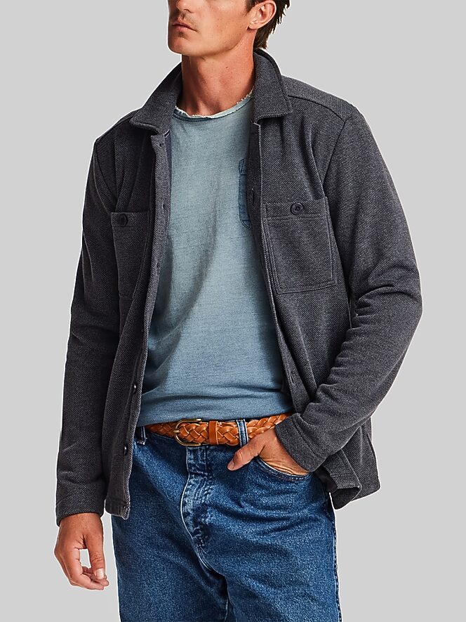 Weatherproof Vintage Regular Fit Pebble Fleece Shirt Jacket
