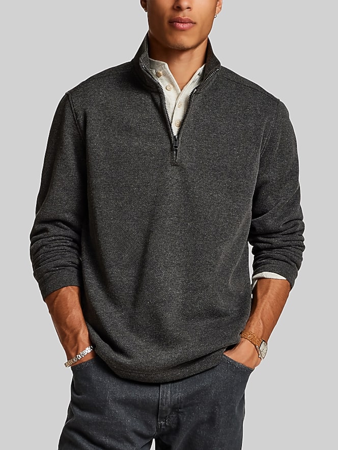 Weatherproof Vintage Pebble Fleece Quarter-Zip Pullover