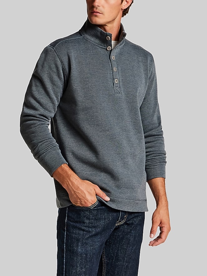 Weatherproof Vintage Sweaterfleece Quarter-Button Pullover