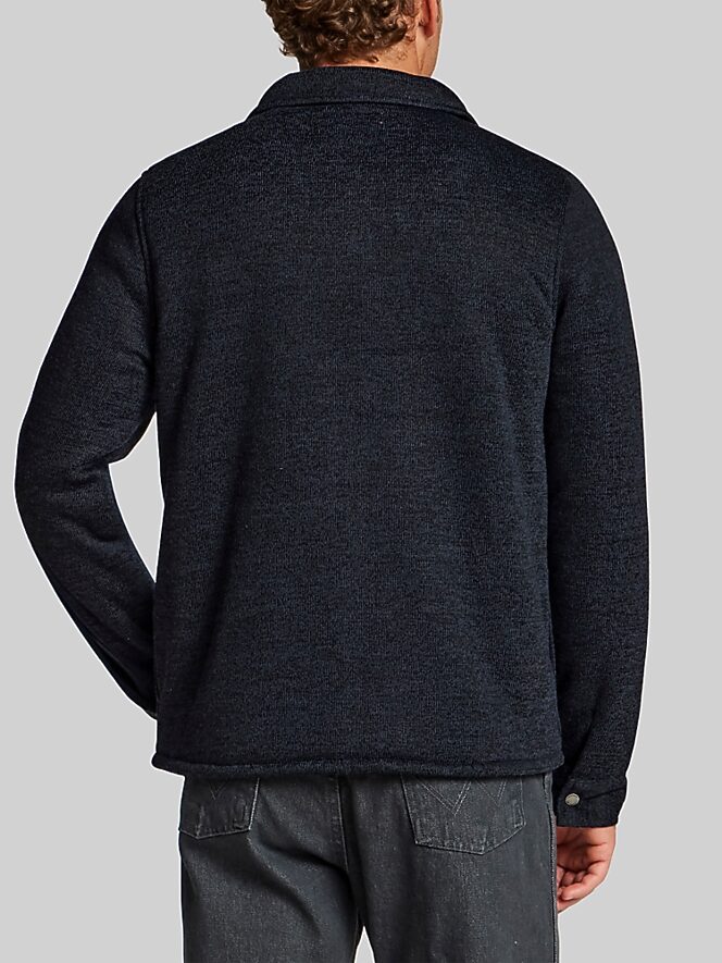 Weatherproof Vintage Faux Sherpa-Lined Sweaterfleece Shirt Jacket