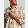Weatherproof Vintage Regular Fit Burnout Plaid Button Up Shirt