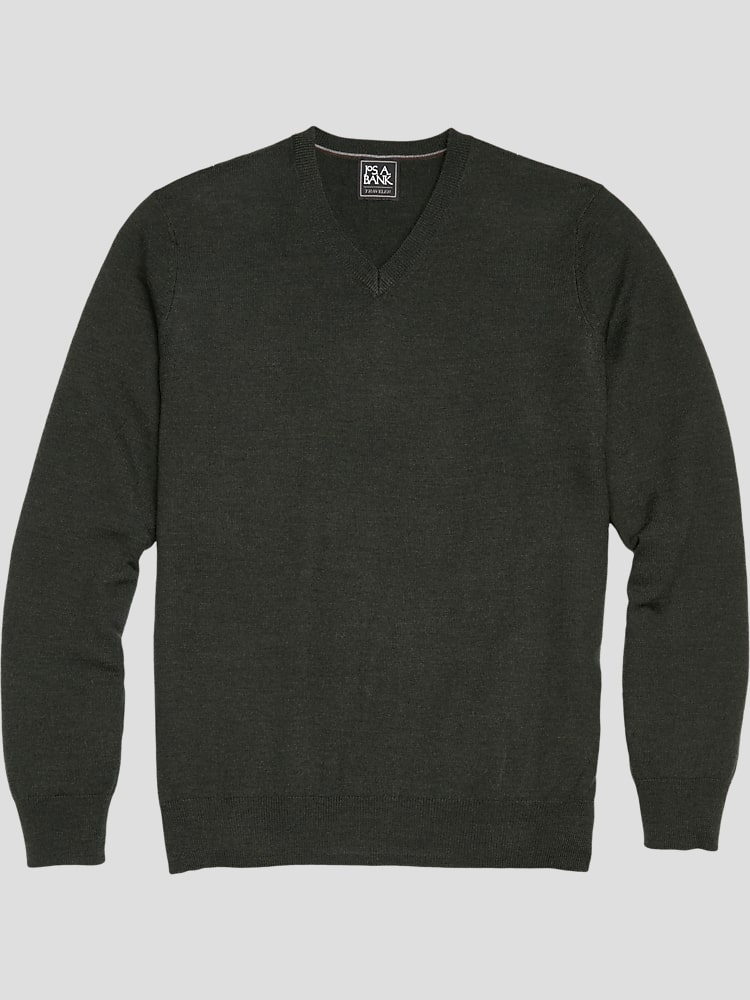 Jos. A Bank Traveler Modern Fit Merino Sweater Sweaters Men s Wearhouse