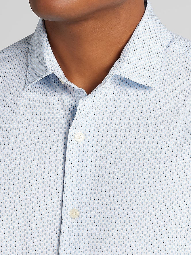 Awearness Kenneth Cole CHILLFLEX Slim Fit 4-way Stretch Button Up Shirt