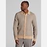 Joseph Abboud Modern Fit Jacquard Shirt Front Sweater