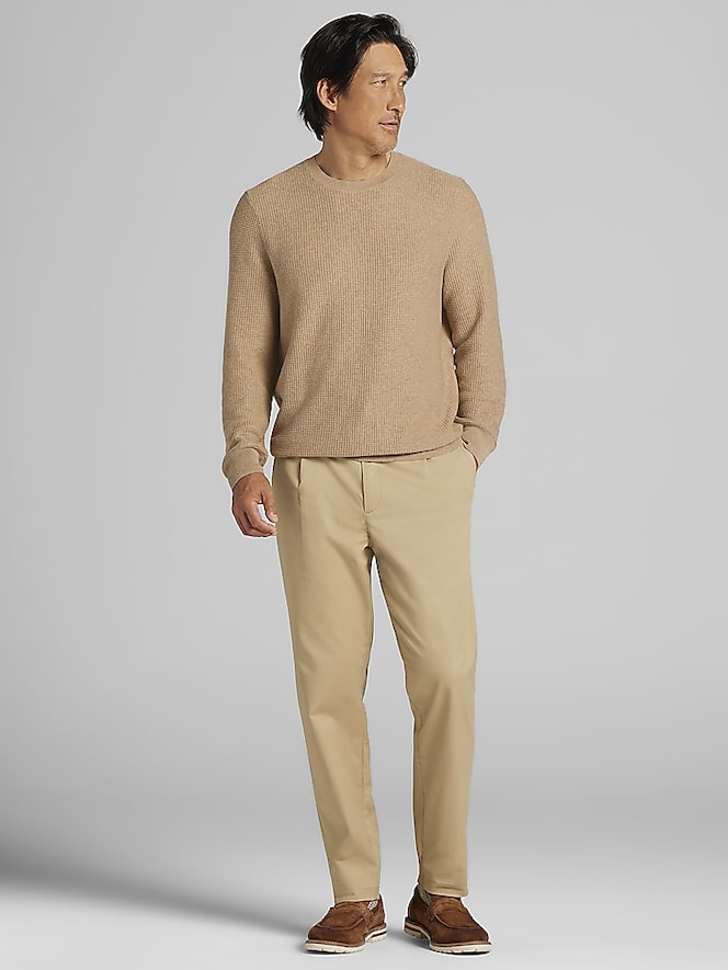 Joseph Abboud Textured Crewneck Sweater