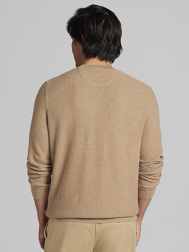 Joseph Abboud Textured Crewneck Sweater