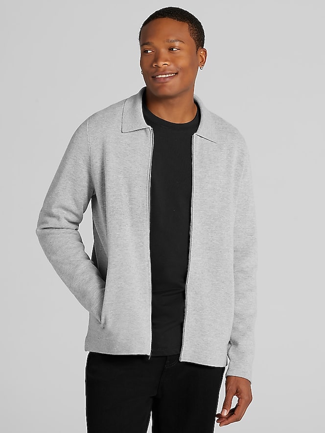 Awearness Kenneth Cole Full Zip Sweater