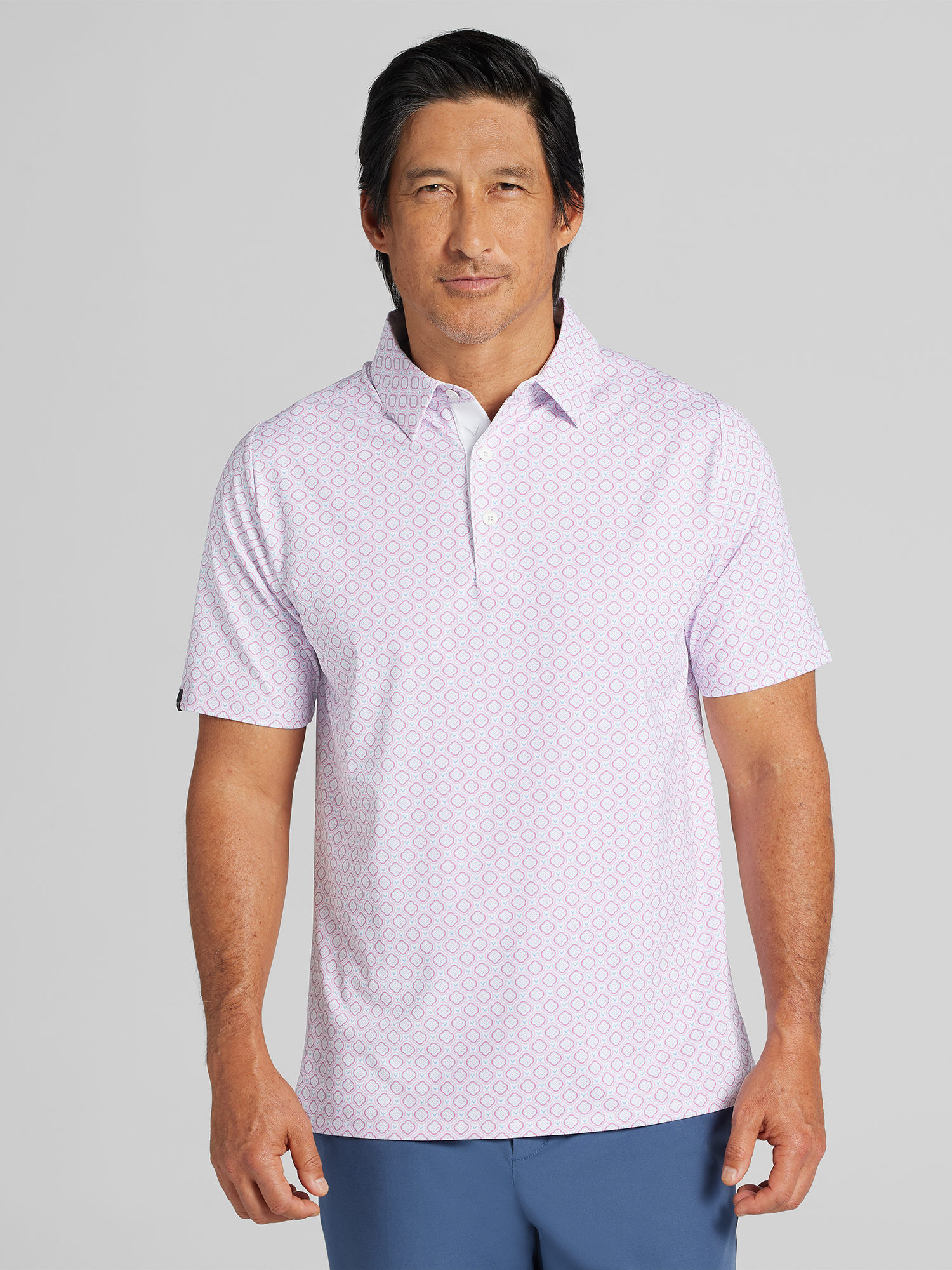 Regular Fit Geo Golf Polo