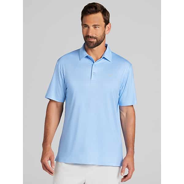 Callaway Men's Regular Fit Geo Golf Polo Med Blue - Size: XL