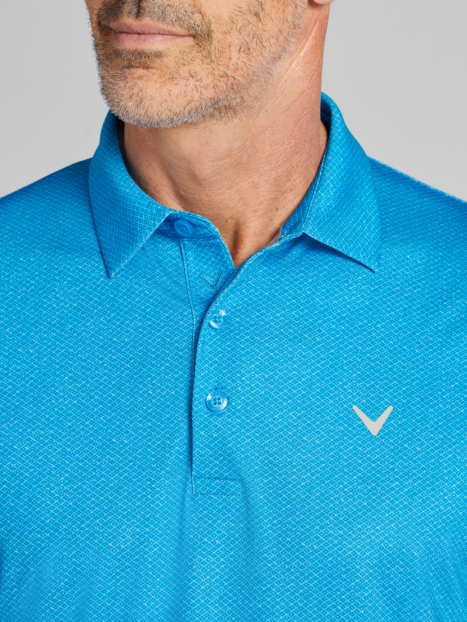 Regular Fit Geo Golf Polo