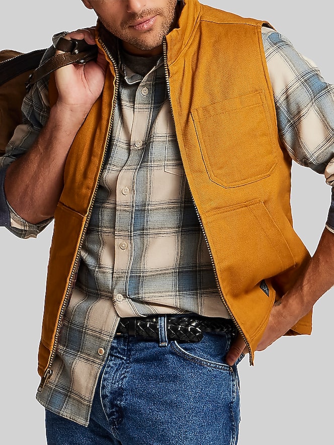 Weatherproof Vintage Regular Fit Brushed Flannel Button Up Shirt