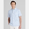 Callaway Regular Fit Leaf Pattern Golf Polo