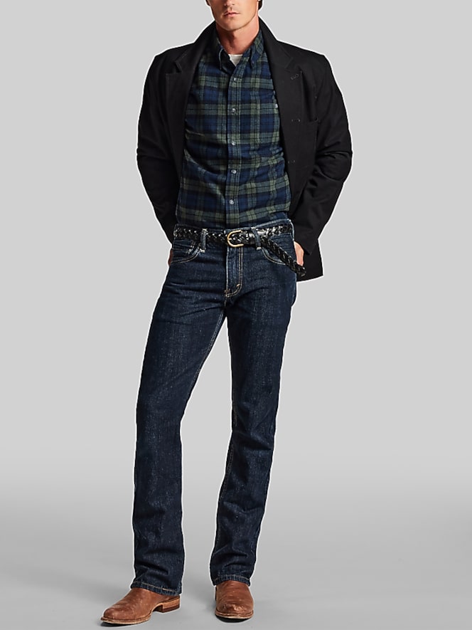 Weatherproof Vintage Regular Fit Brushed Holiday Flannel Shirt