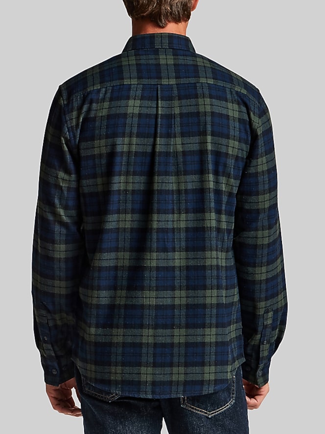 Weatherproof Vintage Regular Fit Brushed Holiday Flannel Shirt