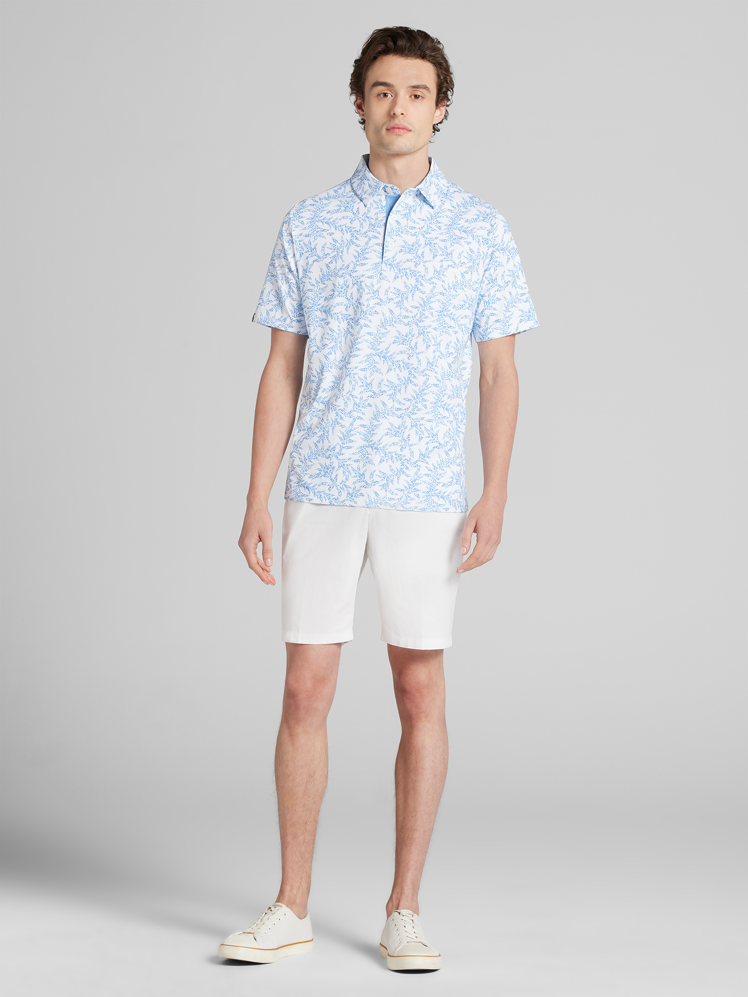 Regular Fit Floral Golf Polo