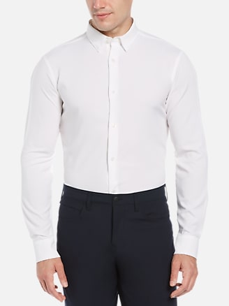 Perry Ellis Motion Motion Slim Fit Knit Shirt | Casual Shirts| Men's ...