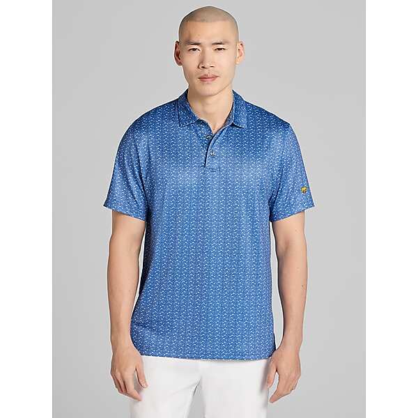 Jack Nicklaus Big & Tall Men's Regular Fit Short Sleeve Golf Polo Navy - Size: XXL