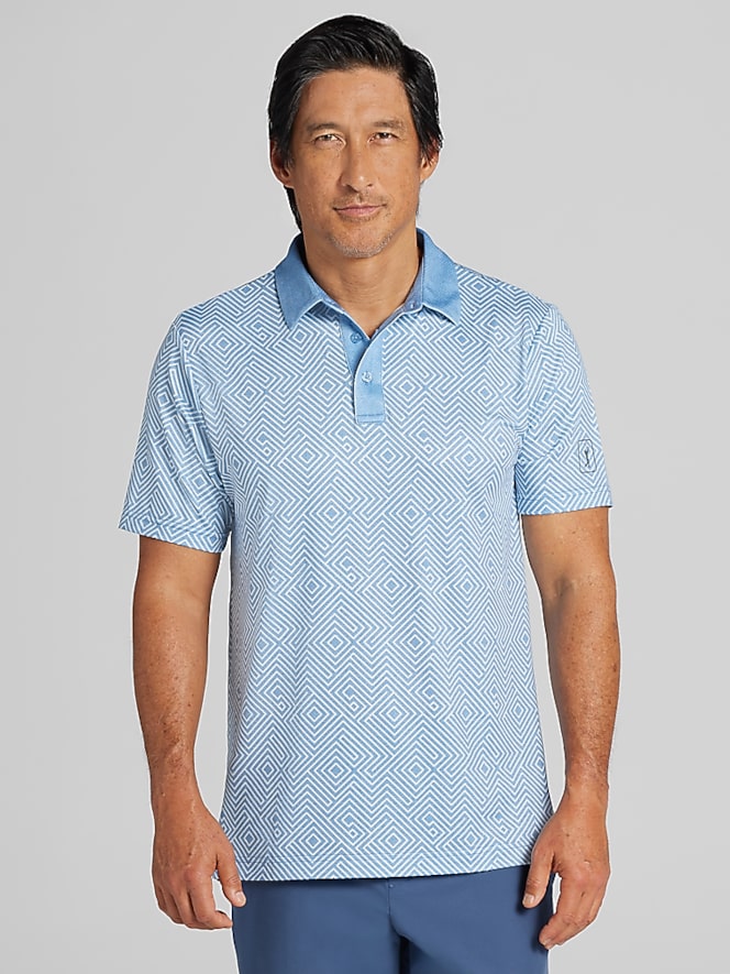 PGA Tour PGA Tour Regular Fit Airflux Mesh Golf Polo