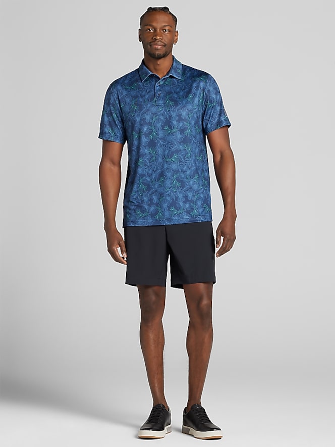 PGA Tour Regular Fit AirFlux Mesh Golf Polo