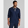 Joseph Abboud Modern Fit Interlock Tipped Polo